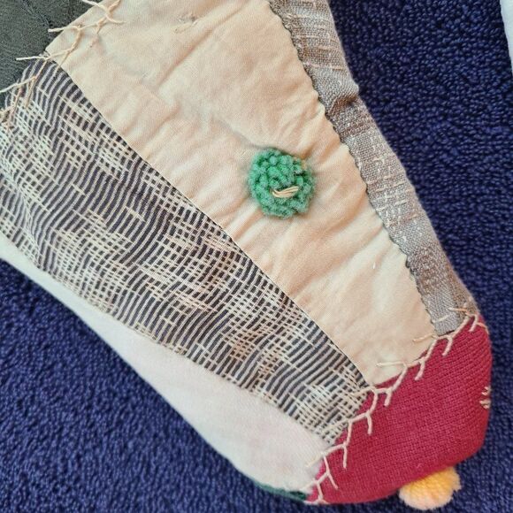 True Rustic Christmas Charm - Two Vintage Christmas Stockings From Quilt Pieces - Picture 5 of 16